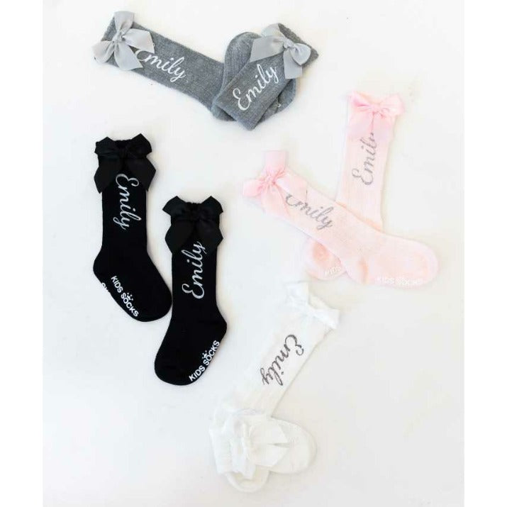 Personalized baby girl socks