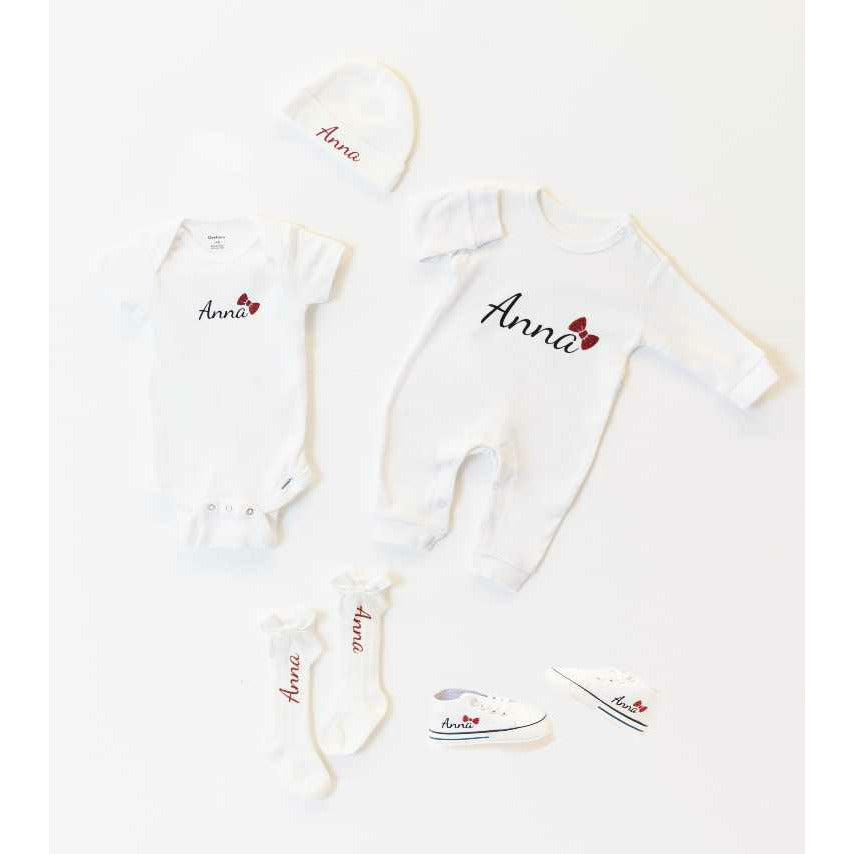 Personalized Baby girl coming home outfit