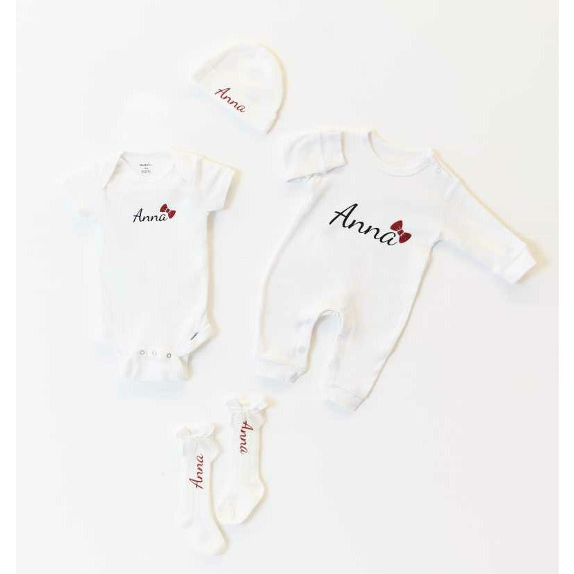 Personalized Baby girl coming home outfit