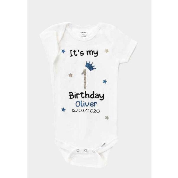 Personalized baby boy first clearance birthday outfit