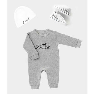 Personalized baby boy gift set