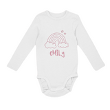 Personalized Rainbow Baby Onesie